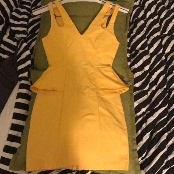 Nasty Gal Dresses & Skirts - Yellow Bodycon Dress